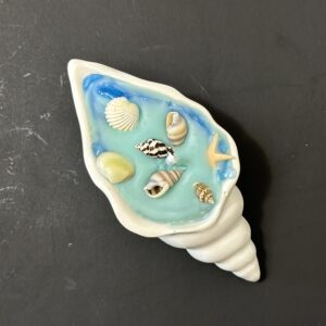 Ocean Whisper Seashell Candle