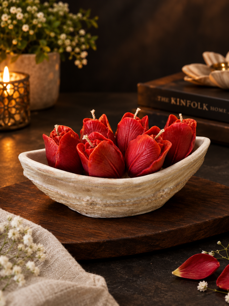 Ship Full of Red Tulips